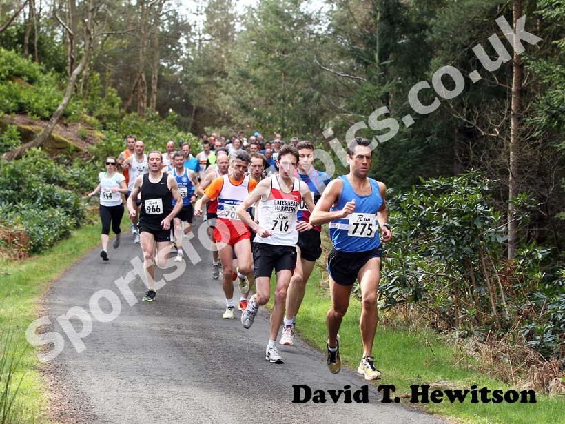 2012 Run Northumberland 10k Road Race, Cragside, Rothbury, Northumberland.